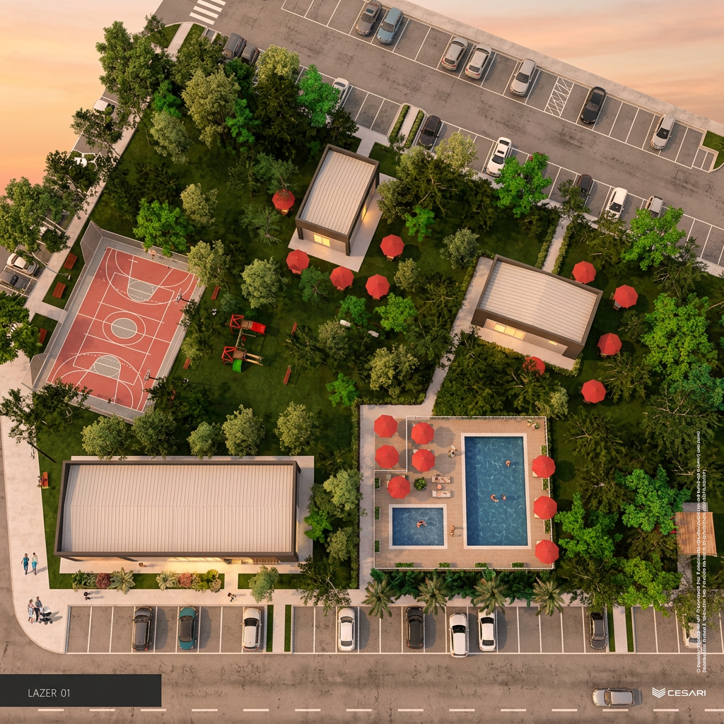 Vista aérea Belas Artes